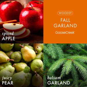 Fall Garland 3-Docht-Kerze 411g
