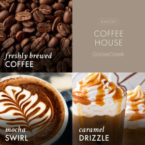 Coffee House 3-Docht-Kerze 411g