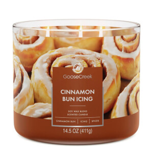 Cinnamon Bun Icing 3-Wick-Candle 411g