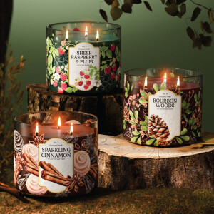 Bourbon Woods 3-Wick-Candle 411g