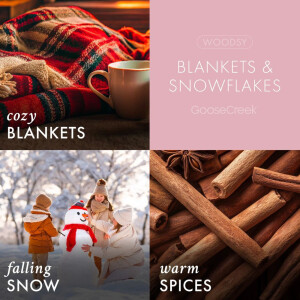 Blankets & Snowflakes 3-Docht-Kerze 411g