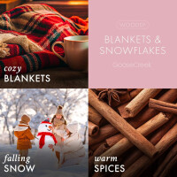 Blankets & Snowflakes 3-Docht-Kerze 411g