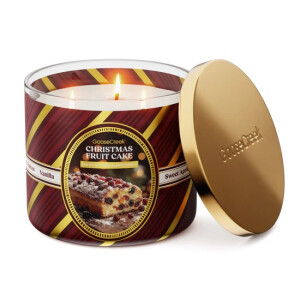 Christmas Fruit Cake 3-Docht-Kerze 411g