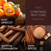 Christmas Fruit Cake 3-Docht-Kerze 411g