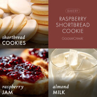 Raspberry Shortbread Cookie 3-Wick-Candle 411g
