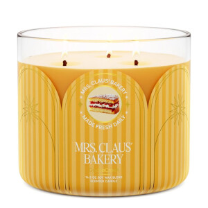 Mrs. Claus Bakery 3-Docht-Kerze 411g