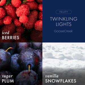 Twinkling Lights 3-Wick-Candle 411g