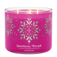 Snowberry Wreath 3-Wick-Candle 411g