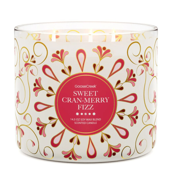 Sweet Cran-Merry Fizz 3-Wick-Candle 411g