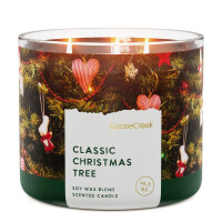 Classic Christmas Tree 3-Wick-Candle 411g