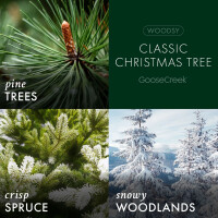 Classic Christmas Tree 3-Wick-Candle 411g