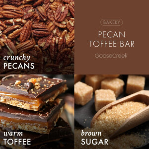 Pecan Toffee Bar 1-Docht-Kerze 198g