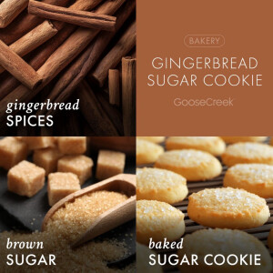 Gingerbread Sugar Cookie 3-Docht-Kerze 411g