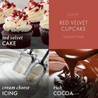Red Velvet Cupcake 3-Wick-Candle 411g