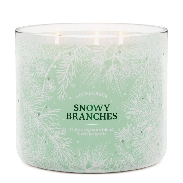 Snowy Branches 3-Wick-Candle 411g