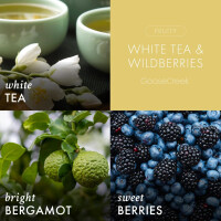 White Tea & Wildberries 3-Wick-Candle 411g