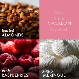 Pink Macaron 3-Docht-Kerze 411g