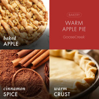 Warm Apple Pie 3-Wick-Candle 411g