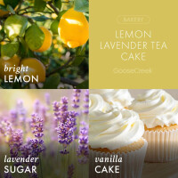 Lemon Lavender Tea Cake 3-Docht-Kerze 411g