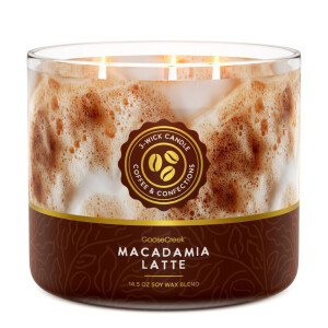 Macadamia Latte 3-Docht-Kerze 411g
