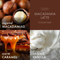 Macadamia Latte 3-Wick-Candle 411g