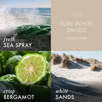 Pure White Sands 1-Docht-Kerze 198g