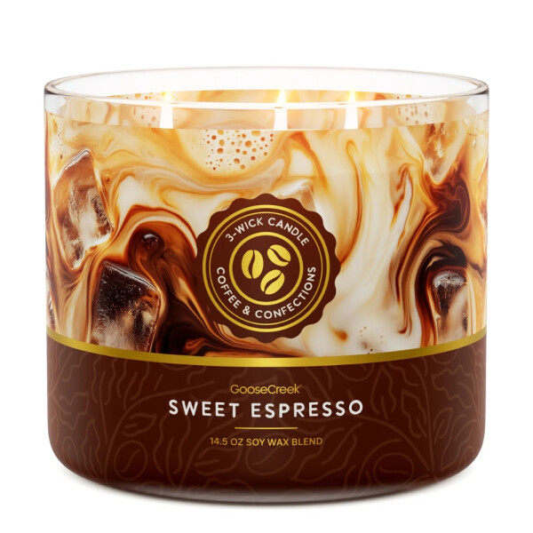 Sweet Espresso 3-Wick-Candle 411g