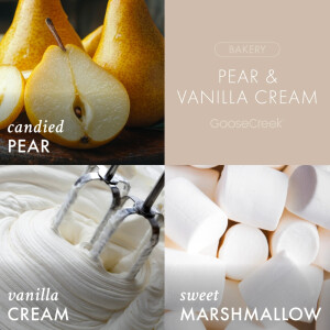 Pear & Vanilla Cream 3-Docht-Kerze 411g