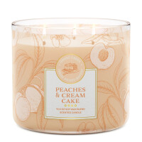 Peaches & Cream Cake 3-Wick-Candle 411g