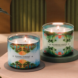 Hinoki Forest 3-Docht-Kerze 411g