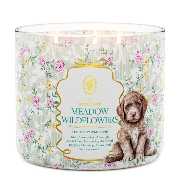 Meadow Wildflowers 3-Docht-Kerze 411g