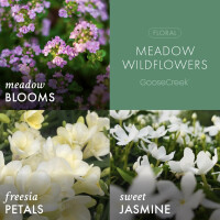 Meadow Wildflowers 3-Wick-Candle 411g