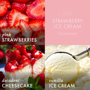 Strawberry Ice Cream 3-Docht-Kerze 411g