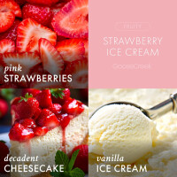 Strawberry Ice Cream 3-Docht-Kerze 411g