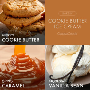 Cookie Butter Ice Cream 3-Docht-Kerze 411g