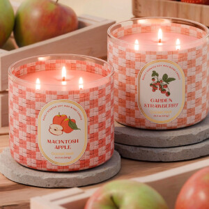 Garden Strawberry 3-Docht-Kerze 411g