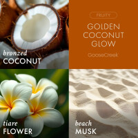 Golden Coconut Glow 3-Wick-Candle 411g