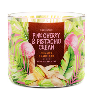Pink Cherry & Pistachio Cream 3-Docht-Kerze 411g