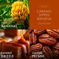 Caramel Dipped Banana 3-Docht-Kerze 411g