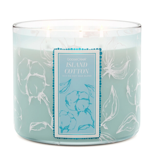 Island Cotton 3-Wick-Candle 411g