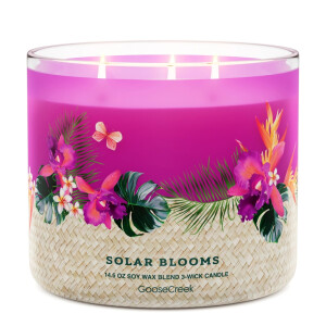 Solar Blooms 3-Docht-Kerze 411g