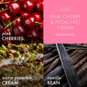 Pink Cherry & Pistachio Cream 1-Docht-Kerze 198g
