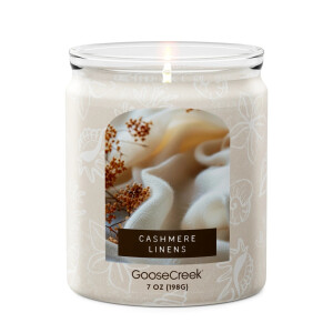 Cashmere Linens 1-Docht-Kerze 198g
