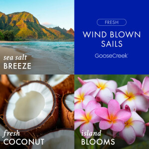 Wind Blown Sails 3-Docht-Kerze 411g