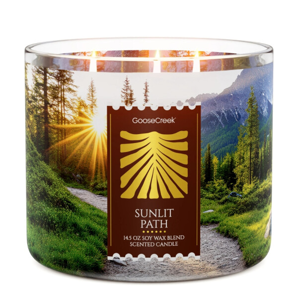 Sunlit Path 3-Wick-Candle 411g