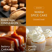 Warm Spice Cake 3-Wick-Candle 411g