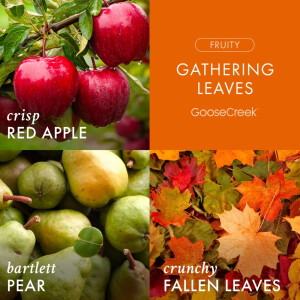 Gathering Leaves 3-Docht-Kerze 411g