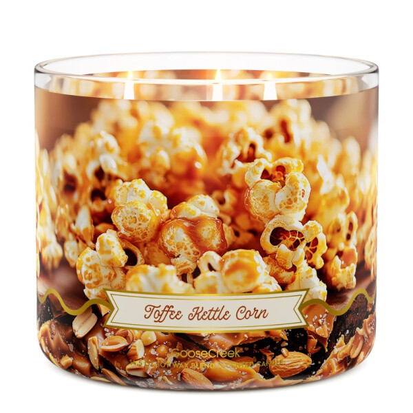 Toffee Kettle Corn 3-Wick-Candle 411g