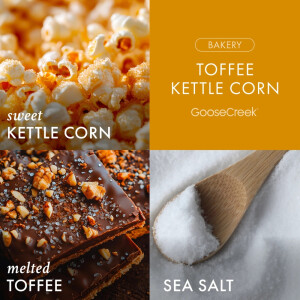 Toffee Kettle Corn 3-Wick-Candle 411g