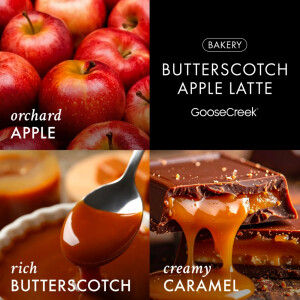 Butterscotch Apple Latte 3-Wick-Candle 411g